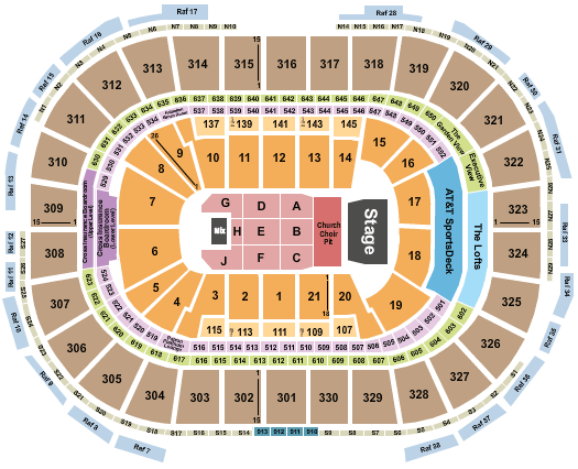 TD Garden Eric Church Seating Chart